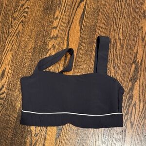 JoyLab Black Asymmetrical Sports Bra